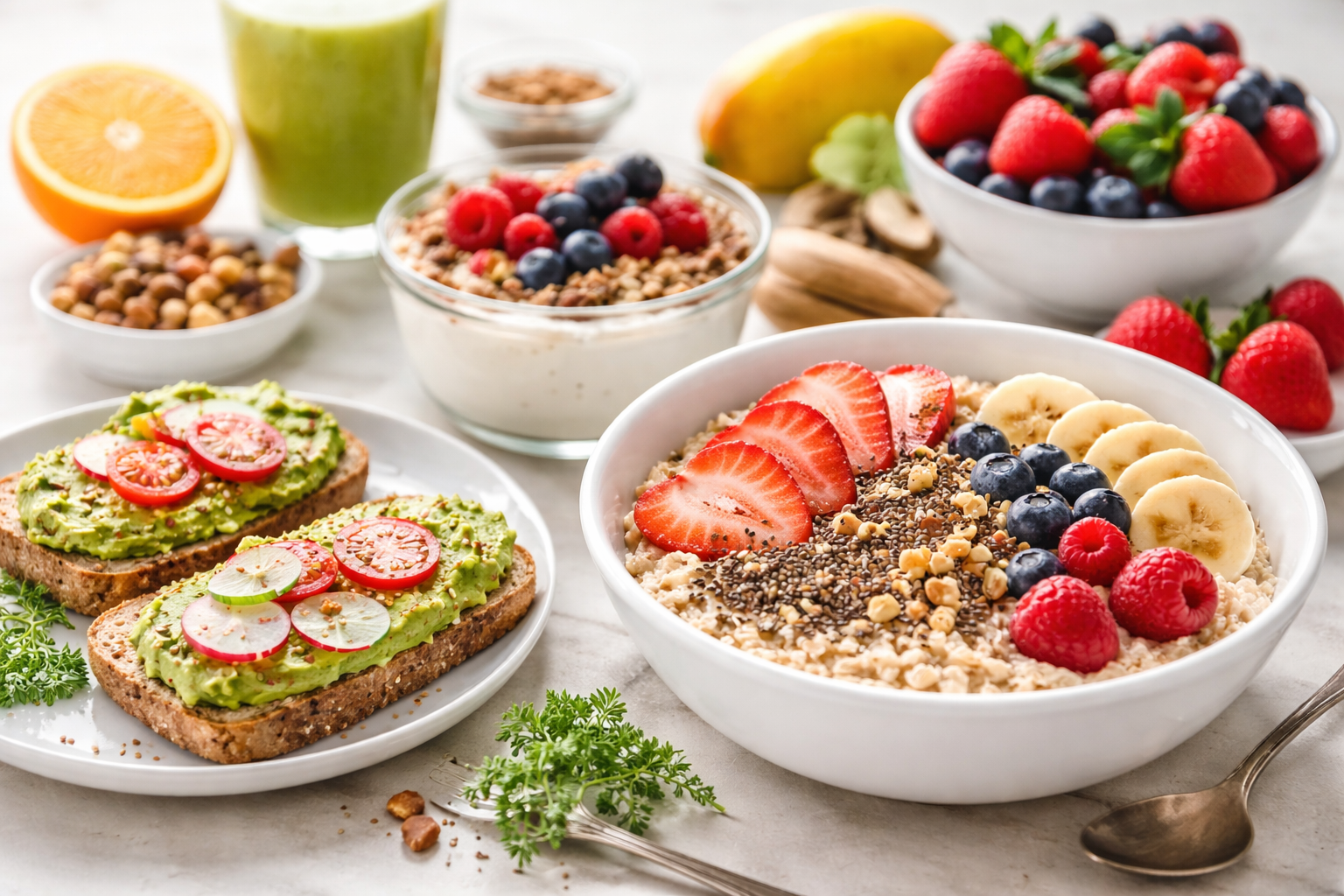 10 Desayunos Saludables Fáciles y Rápidos para Empezar el Día